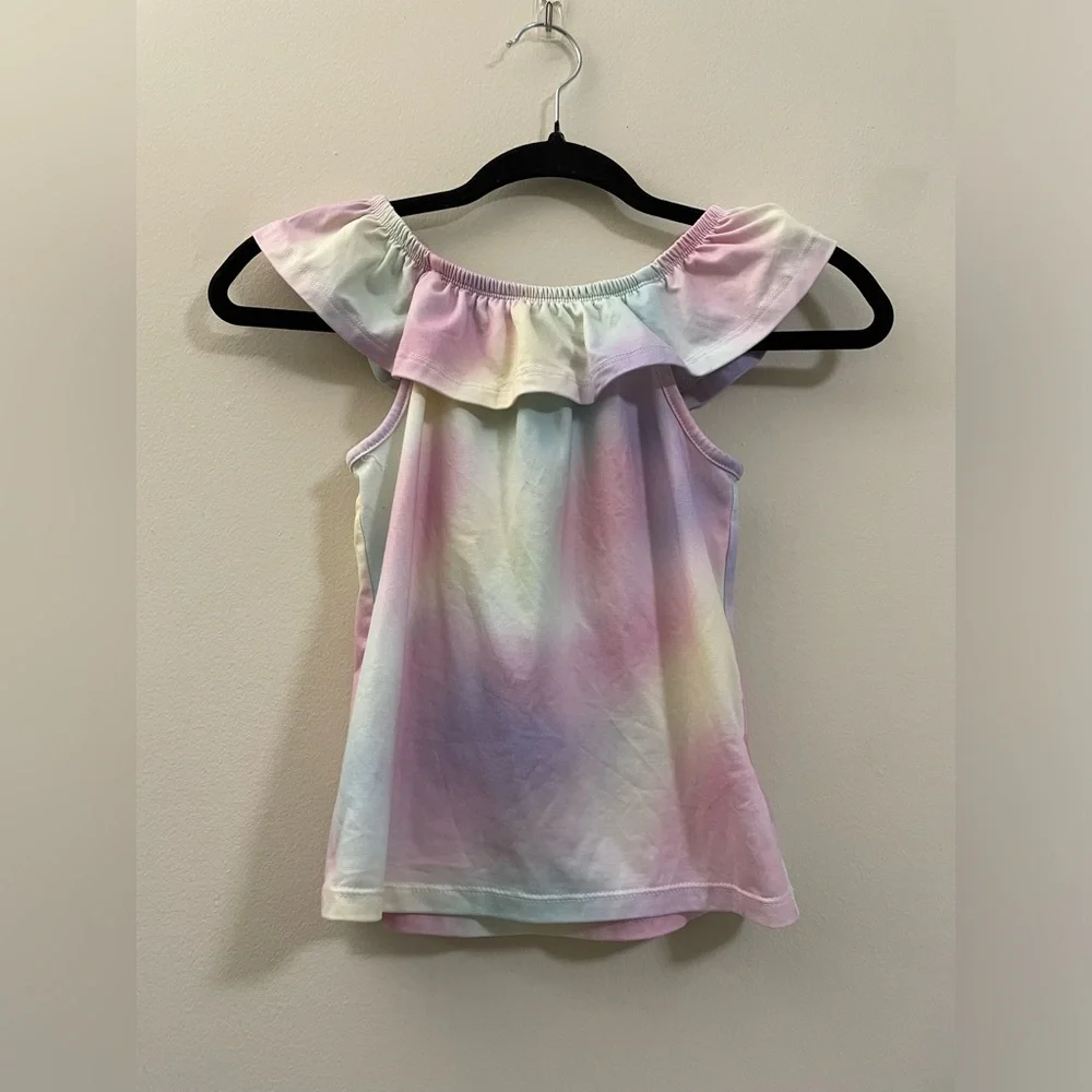 Adorable btween‎ Girls Flutter Pastel Rainbow Top - 8